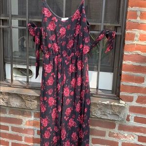 Floral Jumpsuit Roses Flowers Romper